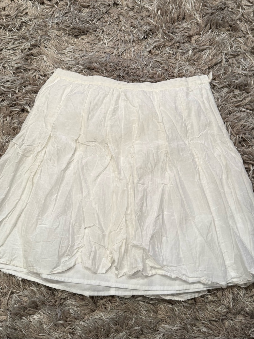 J. Jill Cotton Silk Midi Skirt